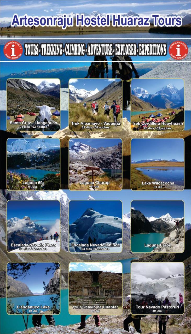 Artesonraju Hostel Huaraz Zewnętrze zdjęcie